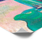 Rozen en beeldjes, gauguin poster (Hoek)