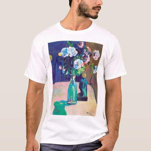 Rozen en beeldjes, gauguin t-shirt (Voorkant)