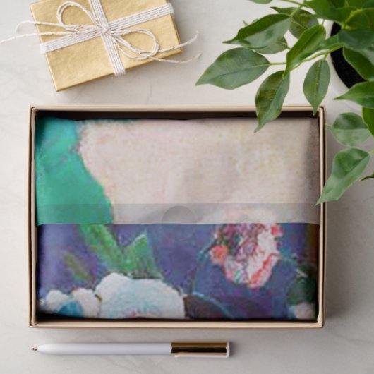 Rozen en beeldjes, gauguin tissuepapier (Geschenk)