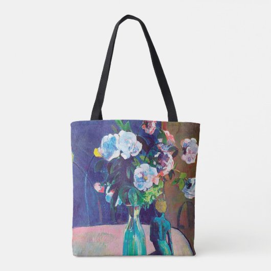 Rozen en beeldjes, gauguin tote bag (Achterkant)