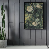 Rozen en Beetle van Vincent van Gogh,  kunst Poster