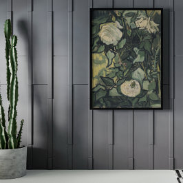 Rozen en Beetle van Vincent van Gogh,  kunst Poster