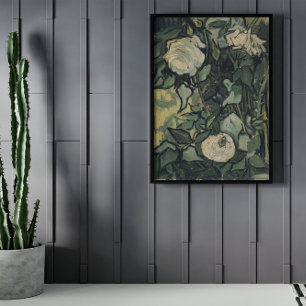 Rozen en Beetle van Vincent van Gogh,  kunst Poster