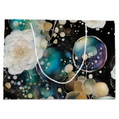 Rozen en bellen Abstract Groot Cadeauzakje (Achterkant)