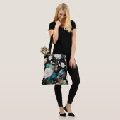 Rozen en bellen Abstract Tote Bag (Op model)