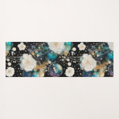 Rozen en bellen Abstract Yogamat (Achterkant (horizontaal))