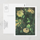 Rozen en bier, Van Gogh Fine Art Briefkaart (Voorkant / Achterkant)