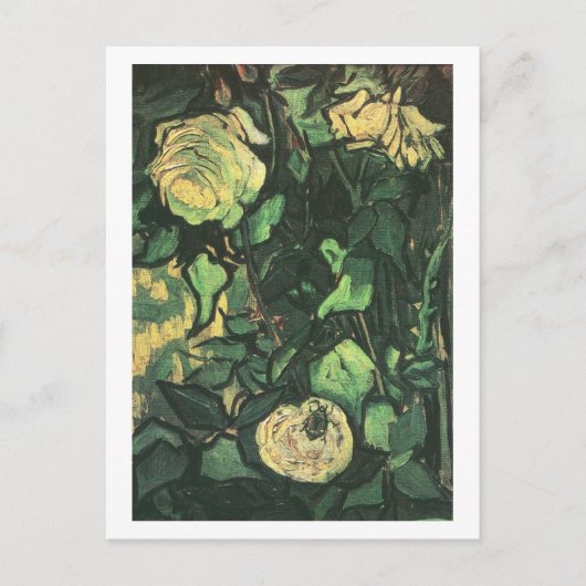 Rozen en bier, Van Gogh Fine Art Briefkaart (Voorkant)