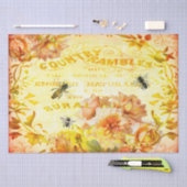 Rozen en bijen ontkoppelen tissuepapier (Craft)