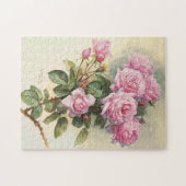 Rozen en bijen Paul de Longpre Fine Art Legpuzzel (Horizontaal)