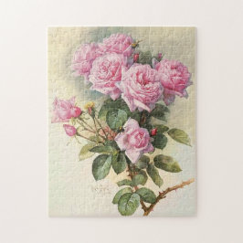 Rozen en bijen Paul de Longpre Fine Art Legpuzzel