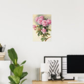 Rozen en bijen Paul de Longpre Fine Art Poster (Thuiskantoor)