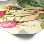 Rozen en bijen Paul de Longpre Fine Art Poster (Hoek)