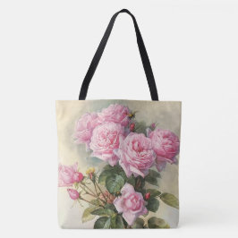 Rozen en bijen Paul de Longpre Fine Art Tote Bag