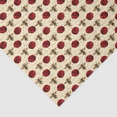  Rozen en bijen Tissuepapier (Detail)