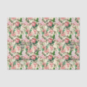 Rozen en bijen Tissuepapier (Voorkant)