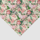 Rozen en bijen Tissuepapier (Detail)