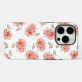 Rozen en bladeren Case-Mate iPhone case (Achterkant (horizontaal))