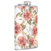 Rozen en bladeren heupfles (Rechts)