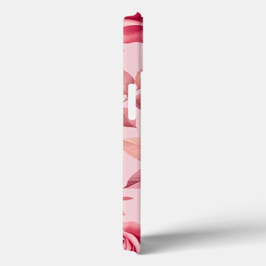 Rozen en bladeren patroonhoesje iPhone / iPad Case-Mate iPhone Case (Achterkant / Rechts)