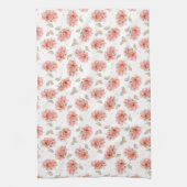 Rozen en bladeren theedoek (Verticaal)