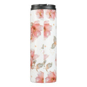 Rozen en bladeren thermosbeker (Achterkant)