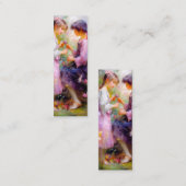 Rozen en Bladwijzer van vriendschap Mini Visitekaartje (Voorkant / Achterkant)