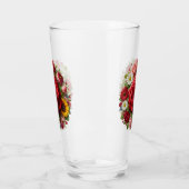 Rozen en bloemontwerp glas (Links)