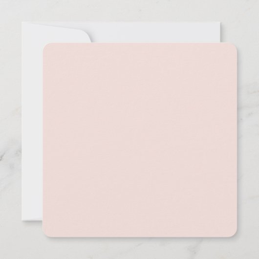 Rozen en bogen krans doop kaart (Achterkant)