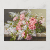  Rozen en Briefkaart van de Blanco Lilacs (Voorkant)