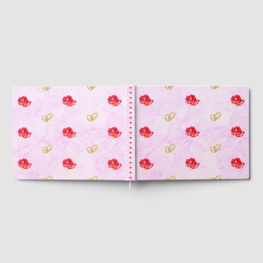 Rozen en bruiloft gastenboek (Volledig)