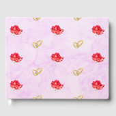 Rozen en bruiloft gastenboek (Voorkant)