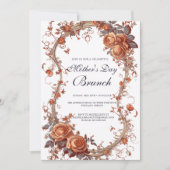 Rozen en brunches Moederdag Brunch Kaart (Voorkant)