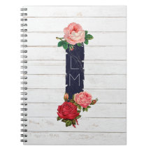 Rozen en Burlap Country Chic White Wood