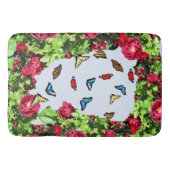 ROZEN EN BUTTERFLIES Bath Mat (Voorkant)