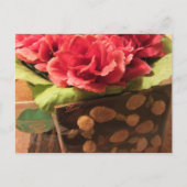 Rozen en chocolade briefkaart (Voorkant)