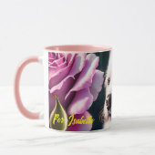 Rozen en Collectie van de bloedstolling Mok (Links)