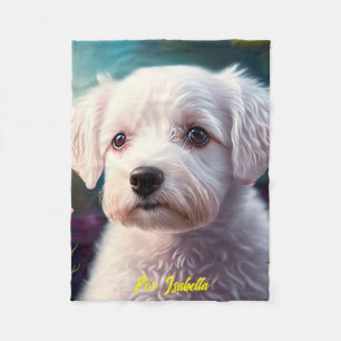 Rozen en Collectie van zoete honden Fleece Deken