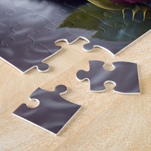 Rozen en Collectie van zoete honden Legpuzzel (Zijkant)