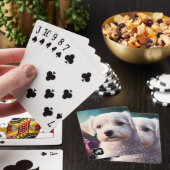 Rozen en Collectie van zoete honden Pokerkaarten (Insitu)