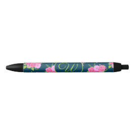 Rozen en Dahlias Blue Pen