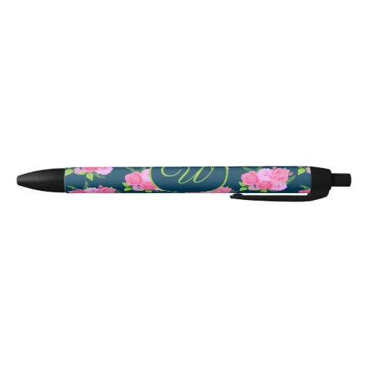 Rozen en Dahlias Blue Pen (Bodem)