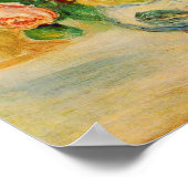 Rozen en Dahlias door Renoir Poster (Hoek)