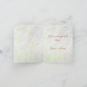 Rozen en Dahlias Flowers Folded Wenskaart Notitiekaartje (Binnen)