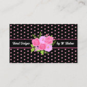 Rozen en Dahlias Visitekaartje Contactkaartje (Voorkant)