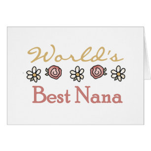 Rozen en Daisies World's Best Nana
