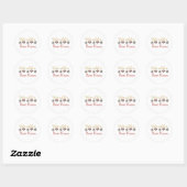 Rozen en Daisies World's Best Nana Ronde Sticker (Vel)