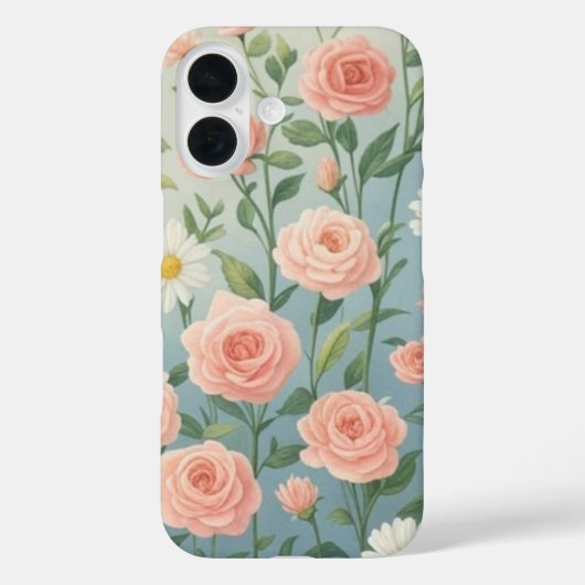 Rozen en Daisy bloemen Case-Mate iPhone Case (Achterkant)