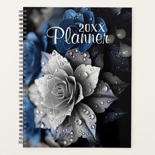 Rozen en Dauwdruppels Floral Planner (Voorkant)