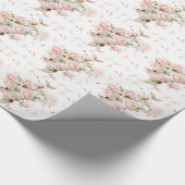 Rozen- en deandelionzaadpakpapier cadeaupapier (Hoek)